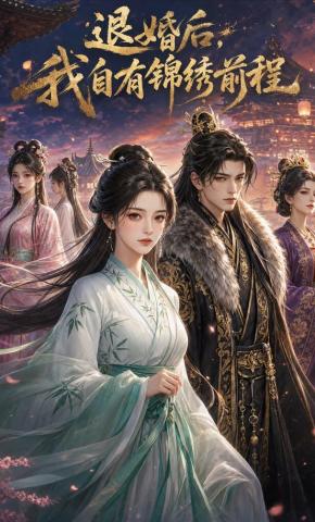 短剧《退婚后，我自有锦绣前程》海报
