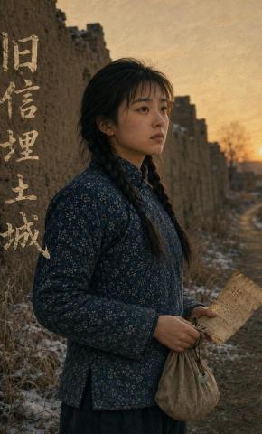 短剧《旧信埋土城》海报