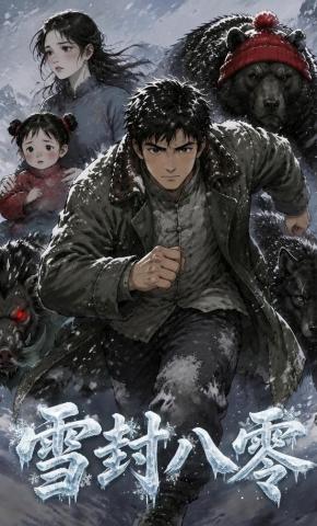 短剧《雪封八零》海报