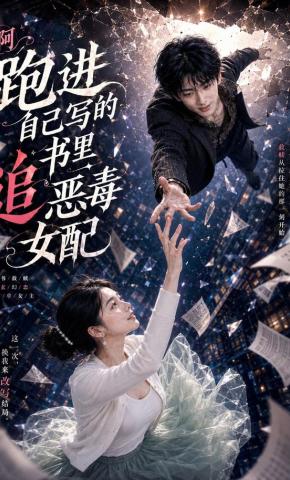 短剧《啊！跑进自己写的书里追恶毒女配》海报