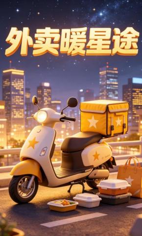 短剧《外卖暖星途3》海报