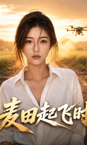 短剧《麦田起飞时》海报