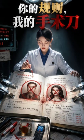 短剧《你的规则，我的手术刀》海报