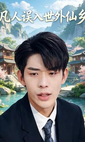 短剧《凡人误入世外仙乡》海报