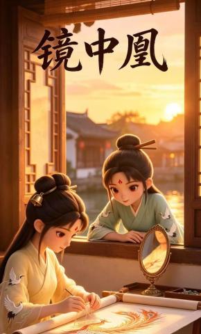 短剧《镜中凰》海报
