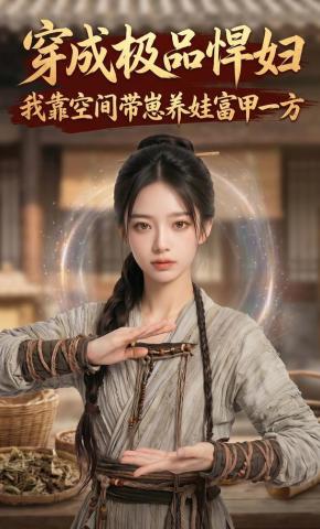 短剧《穿成极品悍妇，我靠空间带崽养娃富甲一方》海报