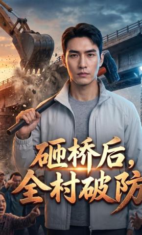 短剧《砸桥后，全村破防》海报