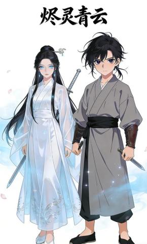 短剧《烬灵青云》海报