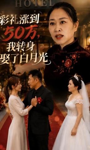 短剧《彩礼涨到50万，我转身娶了白月光》海报
