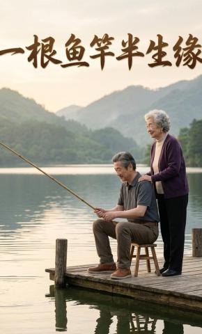 短剧《一根鱼竿半生缘》海报