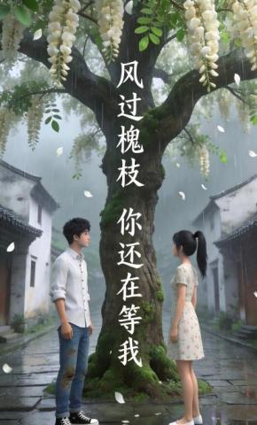 短剧《风过槐枝，你还在等我》海报