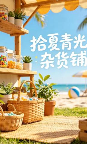 短剧《拾夏青光杂货铺》海报