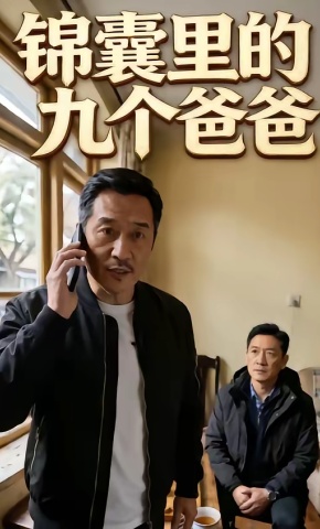 短剧《锦囊里的九个爸爸》海报