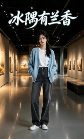 短剧《冰隅有兰香》海报