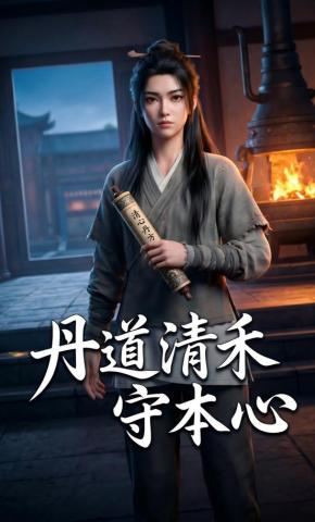 短剧《丹道清禾守本心》海报