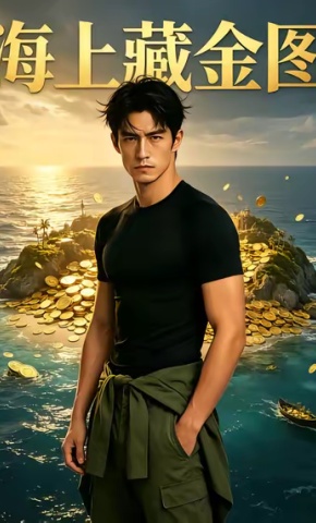 短剧《海上藏金图》海报
