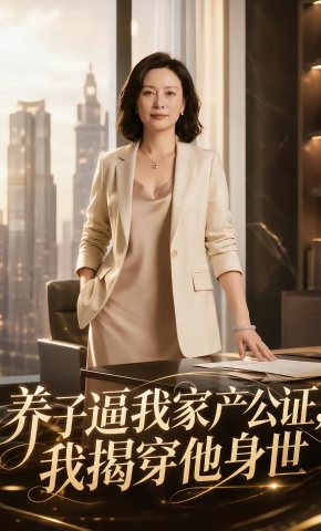 短剧《养子逼我家产公证，我揭穿他身世》海报