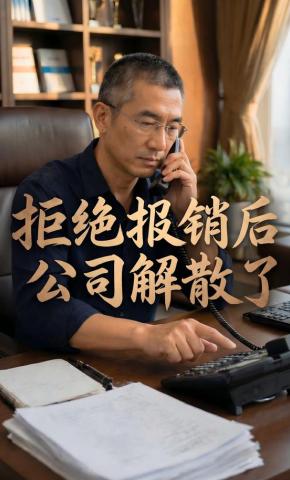 短剧《拒绝报销后公司解散了》海报