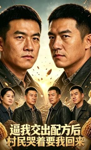 短剧《逼我交出配方后，村民哭着要我回来》海报