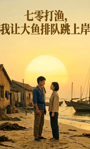 短剧《七零打渔，我让大鱼排队跳上岸》海报