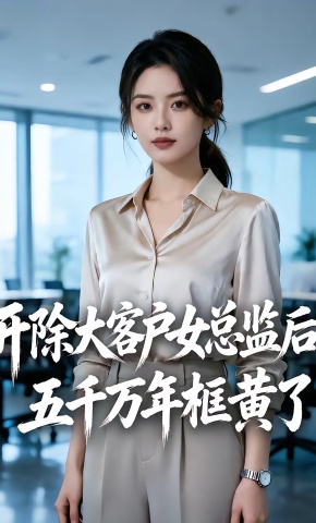 短剧《开除大客户女总监后，五千万年框黄了》海报