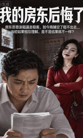 短剧《我的房东后悔了》海报