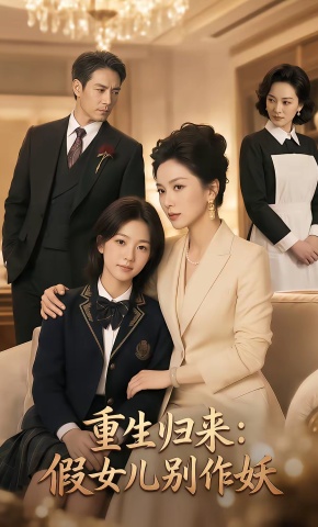 短剧《重生归来，假女儿别作妖》海报