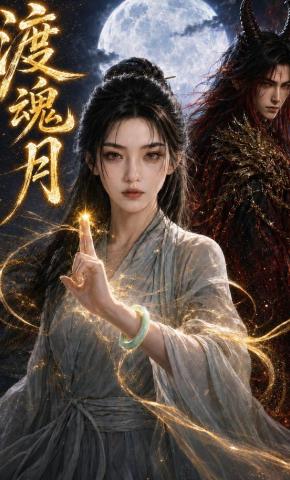 短剧《渡魂月》海报