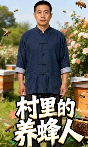 短剧《村里的养蜂人》海报
