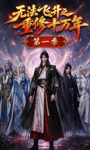 短剧《无法飞升之重修十万年》海报