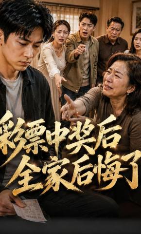 短剧《彩票中奖后全家后悔了》海报