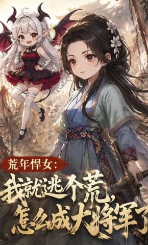 短剧《荒年悍女：我就逃个荒，怎么成大将军了》海报