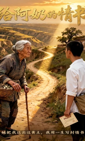 短剧《给阿奶的情书》海报