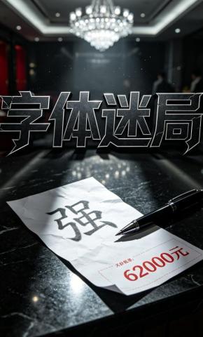 短剧《字体迷局》海报