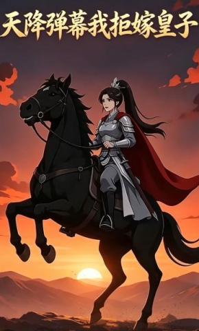 短剧《天降弹幕我拒嫁皇子》海报