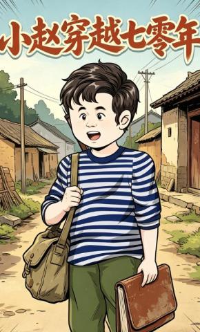 短剧《小赵穿越七零年》海报