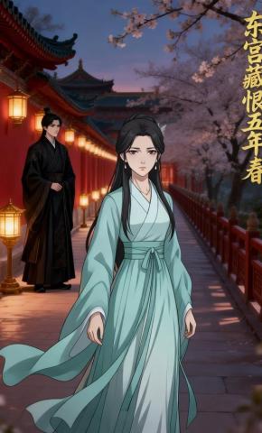 短剧《东宫藏恨五年春》海报