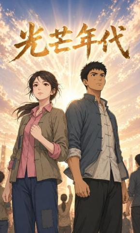 短剧《光芒年代》海报