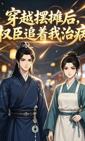 短剧《穿越摆摊后，权臣追着我治病》海报