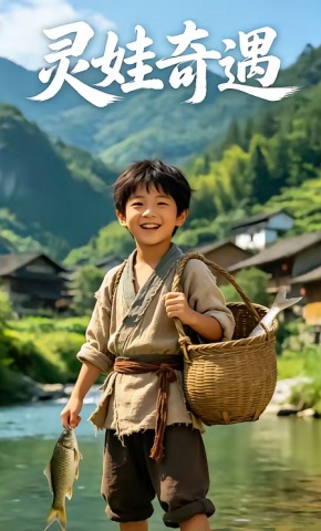 短剧《灵娃奇遇》海报