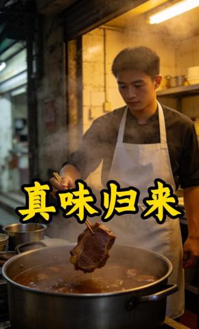 短剧《真味归来》海报