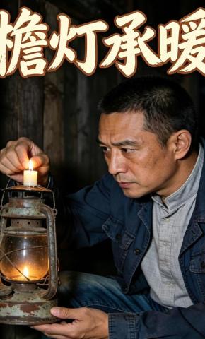 短剧《檐灯承暖》海报