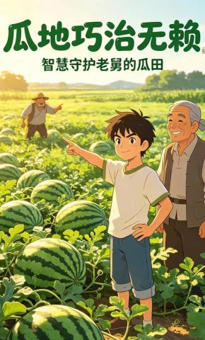 短剧《瓜地巧治无赖》海报