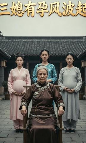短剧《三媳有孕风波起》海报