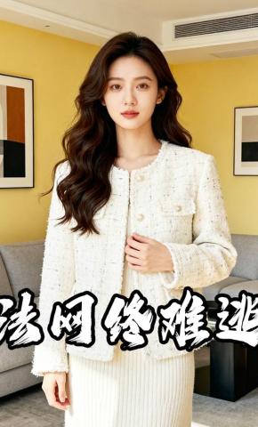 短剧《法网终难逃》海报
