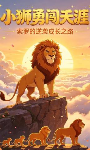 短剧《小狮勇闯天涯》海报