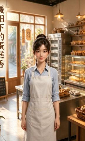 短剧《暖阳下的蛋糕香》海报