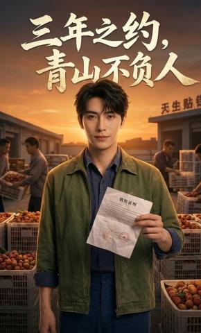 短剧《三年之约，青山不负人》海报