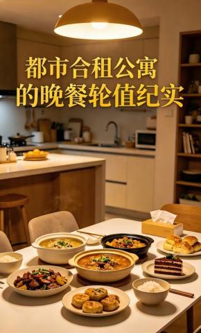 短剧《都市合租公寓的晚餐轮值纪实》海报