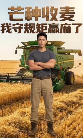 短剧《芒种收麦，我守规矩赢麻了》海报